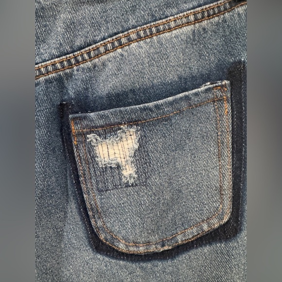 Cello Super High Rise Dad Denim Button Fly 100% Cotton Blue Jeans Size 11 - Picture 9 of 14